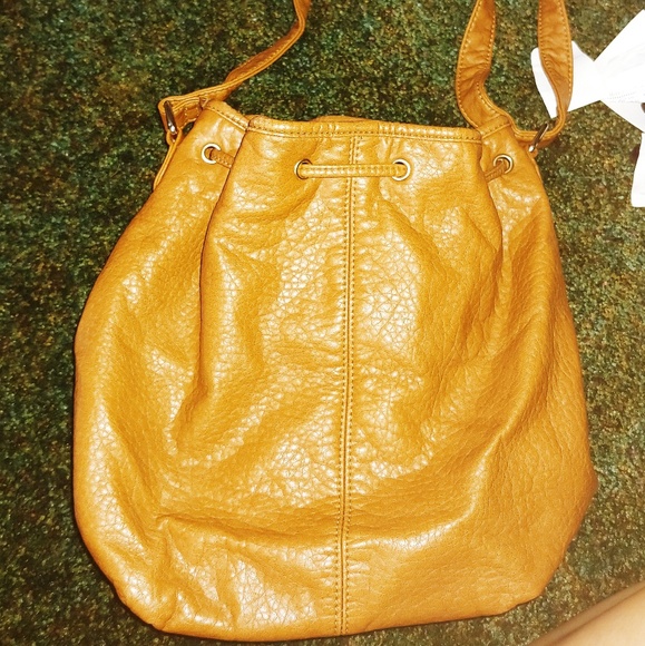 jcpenney Bags Brown Leather Bag Poshmark
